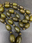 Rare Excellent Tibetan Natural Old Agate Dzi Ritual Beads Necklace    