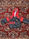 Vtg Chicago Bulls Track Jacket Infant 12m   Red Retro Warm Up Nba Windbreaker