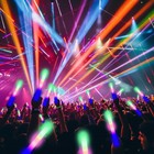 Svyiq 12 Pcs Foam Glow Sticks Bulk With 3 Modes Colorful Flashing foam Light    