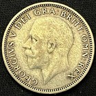 1936 Great Britain Silver Shilling Coin George V - Read Description
