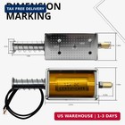 Push Pull Solenoid  Dc12v Electric Magnet  35mm Stroke  Electromagnet With Wired