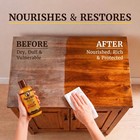Beeswax Wood Furniture Polish   Conditioner Orange Oil Liquid 4 7 Oz Tables