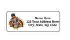 30 Turkey Thanksgiving Personalized Return Address Labels 1 In X 2 625 In