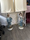 A Pair Of 1964 Azzolin Brothers Figural Lamps Very Nice