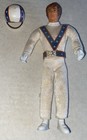 1972 Ideal Evel Knievel 7    Figure W helmet   Belt-no Broken Wires-all Vintage