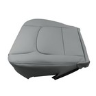 Front Driver Passenger Bottom Seat Cover Microfiber Leather Gray Lx470 1998-2007