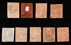 Csa Confederate States Lot Of 9 -   s 11   Varieties   12 - F To Xf  Mng  Mh Mnh