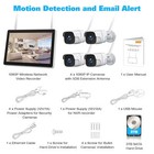 8ch 1080p Wifi Wireless Security Night Vision Camera System With Monitor 3tb Hdd