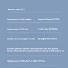 Ty23  Coulometer Voltmeter 50a 100a Lifepo4 Battery Tester Capacity Indicator