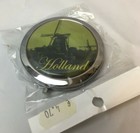 Compact W mirrors - Standard magnified - From Holland-windmill Photo - Free Ship