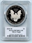 2019 W  1 Proof American Silver Eagle Pcgs Pr70dcam Cleveland Eagle