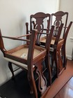 Cherry Dining Room And Chairs 6 Chairs  Solid Wood  Excellent Condition 