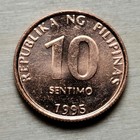 1995 - Philippines - 10 Sentimo Coin - Km 270 1 - 17mm
