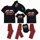 Family Christmas Pajamas Matching Sets Holiday Xmas Party X-large Women Black3