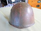 Original Wwii Italian Italy Military Army Combat M33 B119 Helmet Nice W liner