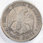 1875-cc Pcgs Fine  f  Detail Seated Liberty Twenty Cent Piece