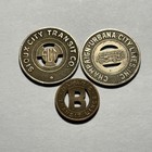 Lot Of 3 Misc Transit Tokens From Various Cities