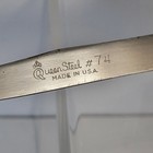 Vintage Rare Queen Steel  74 Usa Fixed Blade Knife - 7 5  - Hunting Game Fishing