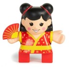 Little Tikes Waffle Blocks Figure Pack- Geisha - Build  Connect  And Create