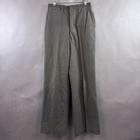Us Military Pants Men 28x30 Green 40s 50s Od Wool Button Fly Named Ww Ii Korean