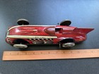 Wells Tin Toy Race Car Vintage