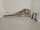  Antique Cast Iron Metal Curtain  Swing Arm Rod   Bracket Scroll Art Deco Single