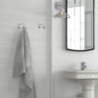 Millbridge Double Robe Hook In Polished Chrome Free Shipping New
