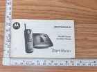 Genuine Motorola Ma360 Series Cordless Phone Manual   User Guide Only   read   