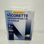 Nicorette 2mg Stop Smoking Aid Nicotine Gum  Original - 170 Count Exp 11 2026