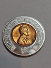 Encased 1958-d Lincoln Wheat Penny Cent - Good Luck Souvenir Reno