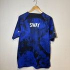 Nike Usa World Cup 2022 Jersey Mens Sz Xl Blue Away Replica Tie Dye Rare
