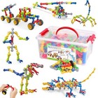 170 Pcs Stem Building Toys For Kids Ages 4-8  Building Blocks Educational 