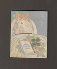 Vintage Mini Greeting A Lucky Four Leaf Clover For Baby Book Card