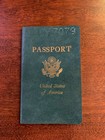 Expired 1969 United States Us Passport Vtg Stamps Green Vaccination Certificate