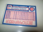 1984 Topps Traded Dennis Eckersley Autograph Signed Auto  34t Chicago Cubs