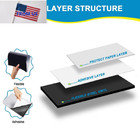 Sttmgn Flexible Metal Sheets For Magnetic Receptive With 8 5x11   Black