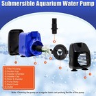 265 Gph  Submersible Powerhead Aquarium Water Pump 2pc 