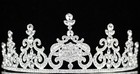 Elegant Clear Crystal Rhinestone Tiara Crown Bridal Pageant Prom Wedding T73