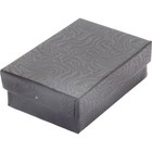 Black Swirl Cotton Filled Jewelry Gift Boxes Displays 3 25 x2 25  Pack Of 25