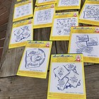 Vintage Aunt Martha s Hot Iron Transfers Embroidery Patterns Large Lot 15  Nos
