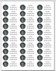 150 Religious Cross Stained Glass Mailing Return Address Labels Personalized