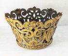 Antique Neoclassical 18 19th Century Gilt Bronze Shade Crown Object