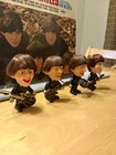 Vintage 1964 Near Mint Beatles Remco Set Of 4 Hard Body Dolls With Instruments 