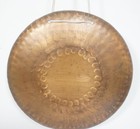 Vintage Mid Century Gong Wall Hanging Set With 32 5 Cm Mallet Stand