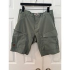 Fjallraven Abisko Midsummer Shorts W Sage Green Hiking Trekking Eu 42 Us 32