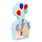 Disney Pixar Up House Glitter Die-cut Wall Sign   8 X 4 Inches