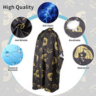 Professional Hair Cutting Cape With Neck Duster Brush  Waterproof Salon Barber C