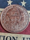 Antiqued Pirate Copper Round 1oz Coin 