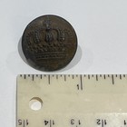 Antique Wwi German Crown Military Button 7 8    Metal