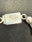 Vintage 925 Silver Mexico Taxco Ball   Barrel Bead Heavy 28    Necklace 54 4g